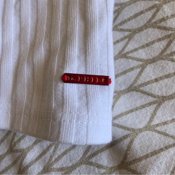 Philanthropy - Sky Ribbed Tank White Cat - Picture 4 of 7